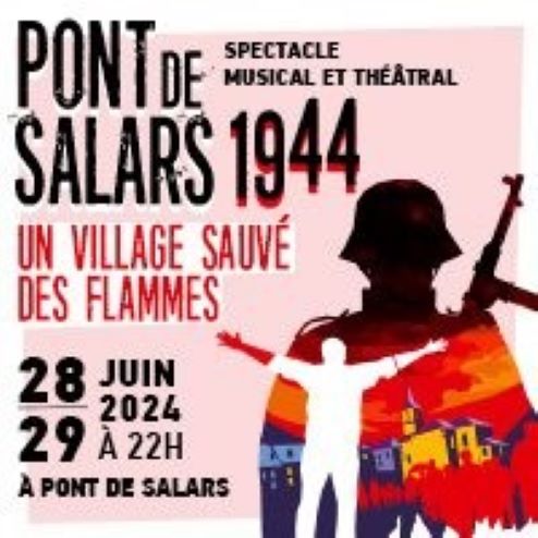Affiche spectacle Pont de Salars