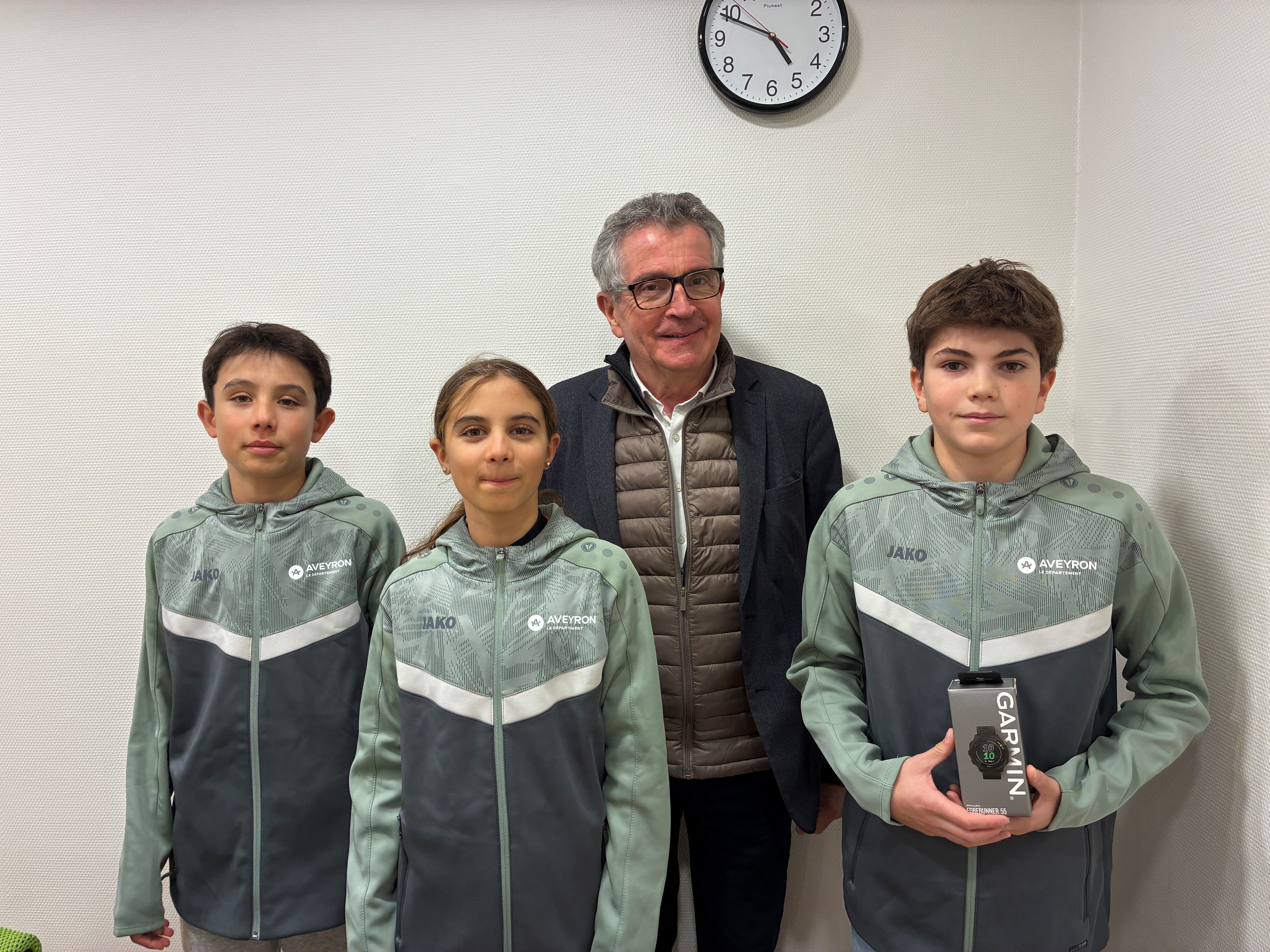 les jeunes gagnants du quizz velo, bravo :)