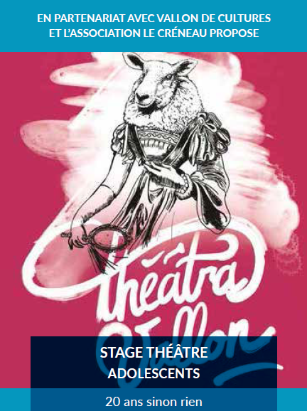 Visuel stage ThéatraVallon