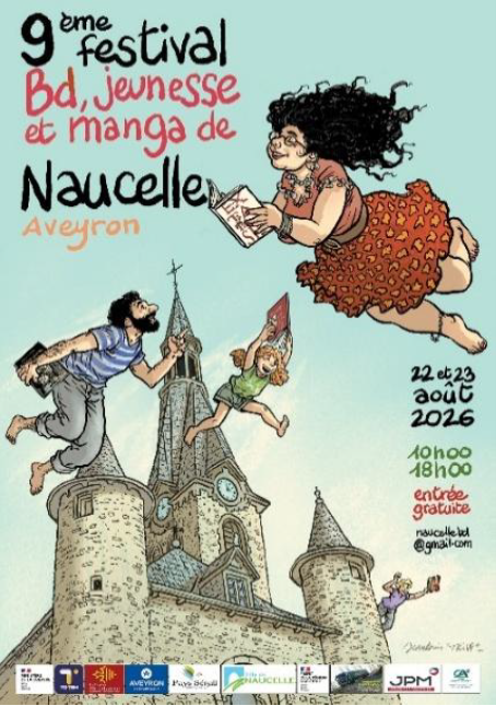 Affiche festival de BD Naucelle